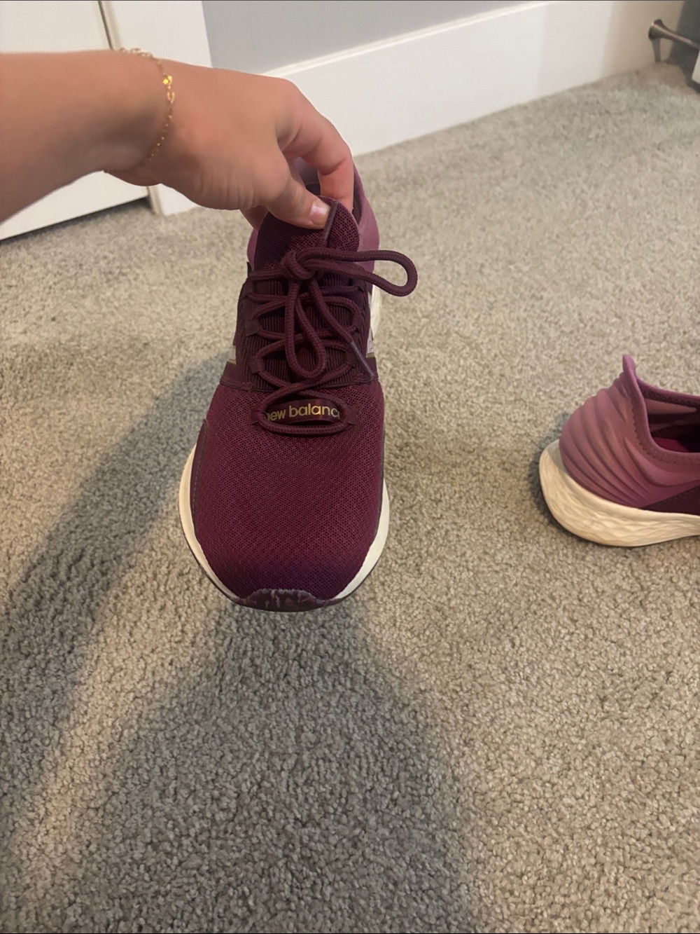 New Balance Women's Plum Athletic Running Shoes - Picture 2 of 2
